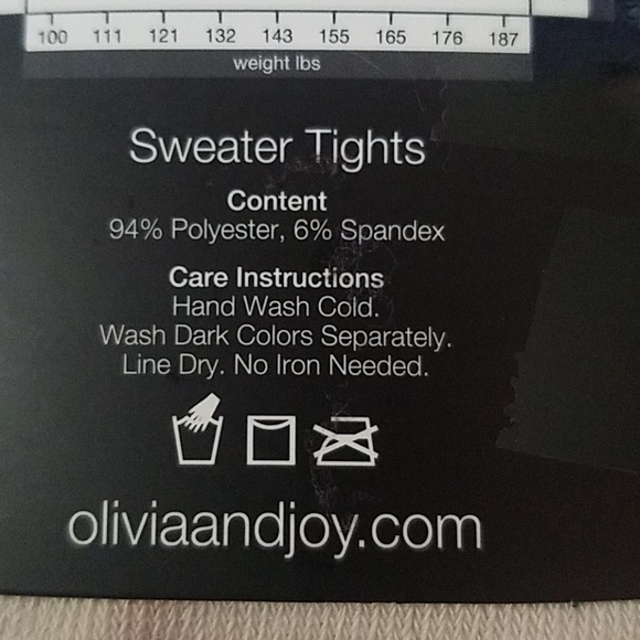 Olivia + Joy New York sweater tights - Picture 5 of 16